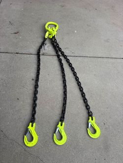 3/8" x 5 Leg Chain Sling w/ Sling Hooks - Grade 100