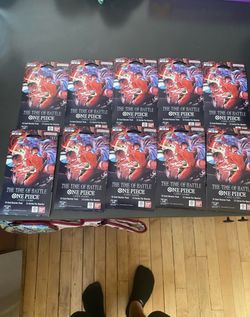 10x One Piece Card Game OP-16 The Time of Battle Booster Packs (English) Sealed