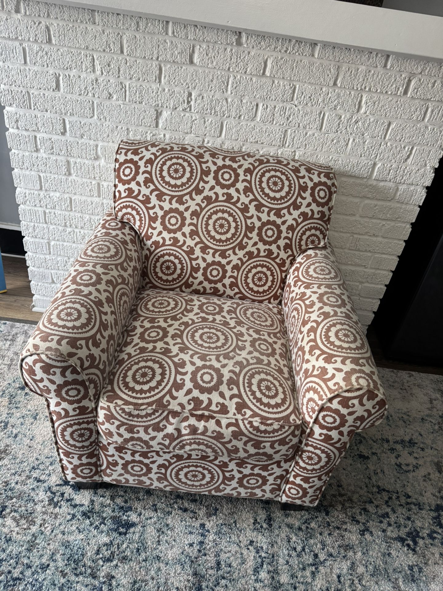 Arm Chair And Ottoman From Wayfair