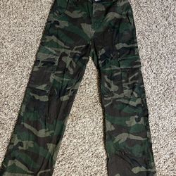teen Girl Camouflage Wide-leg Jeans!