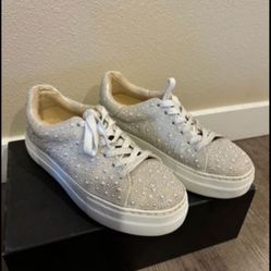 Beaded Tennis Shoes 
