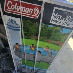 Brand New 16x10x48 swimming pool includes Filter pump and ladder. Can deliver if nearby. $700  Description & Specifications Have the summer of your (a