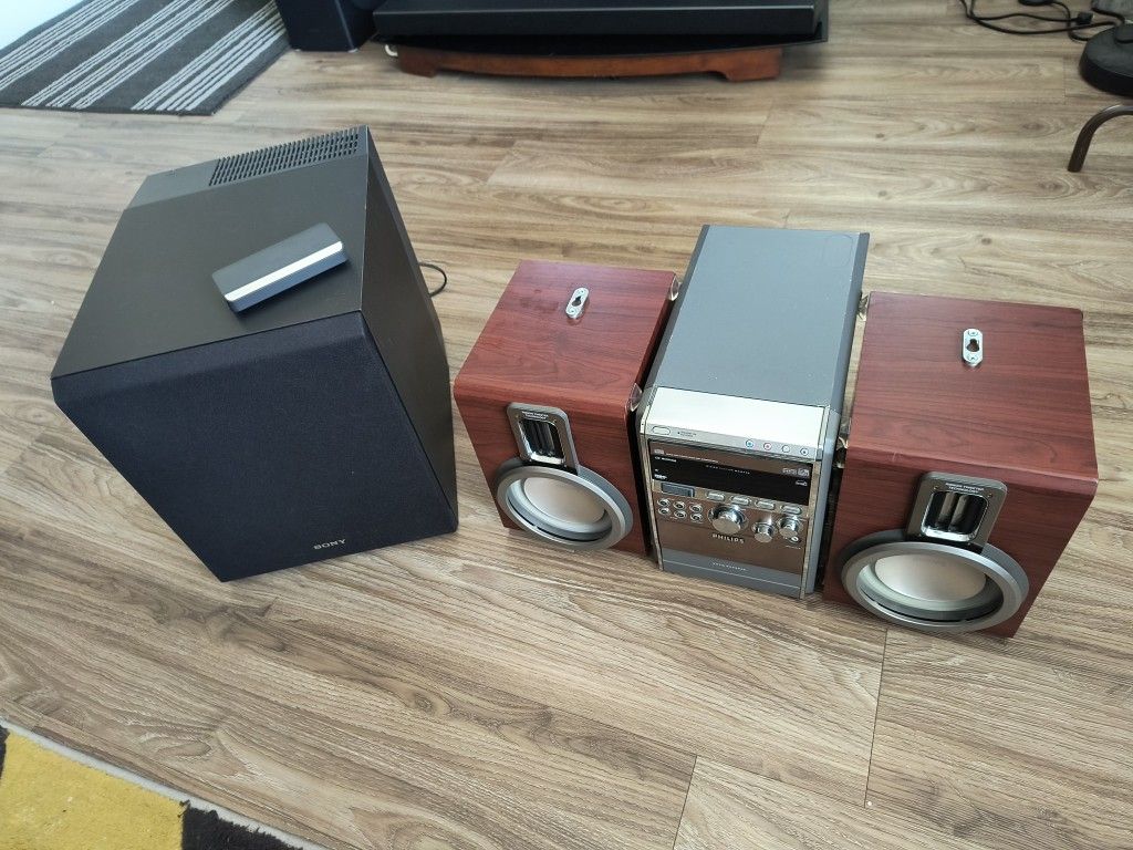 Stereo Sound System W Subwoofer
