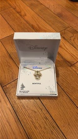 Disney Bowtiful Fine Silver Plated Necklace
