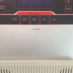 Sunny Health Fitness Trend Mill Color Red Black And Grey 