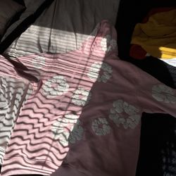 Denim Tears Pink Hoodie
