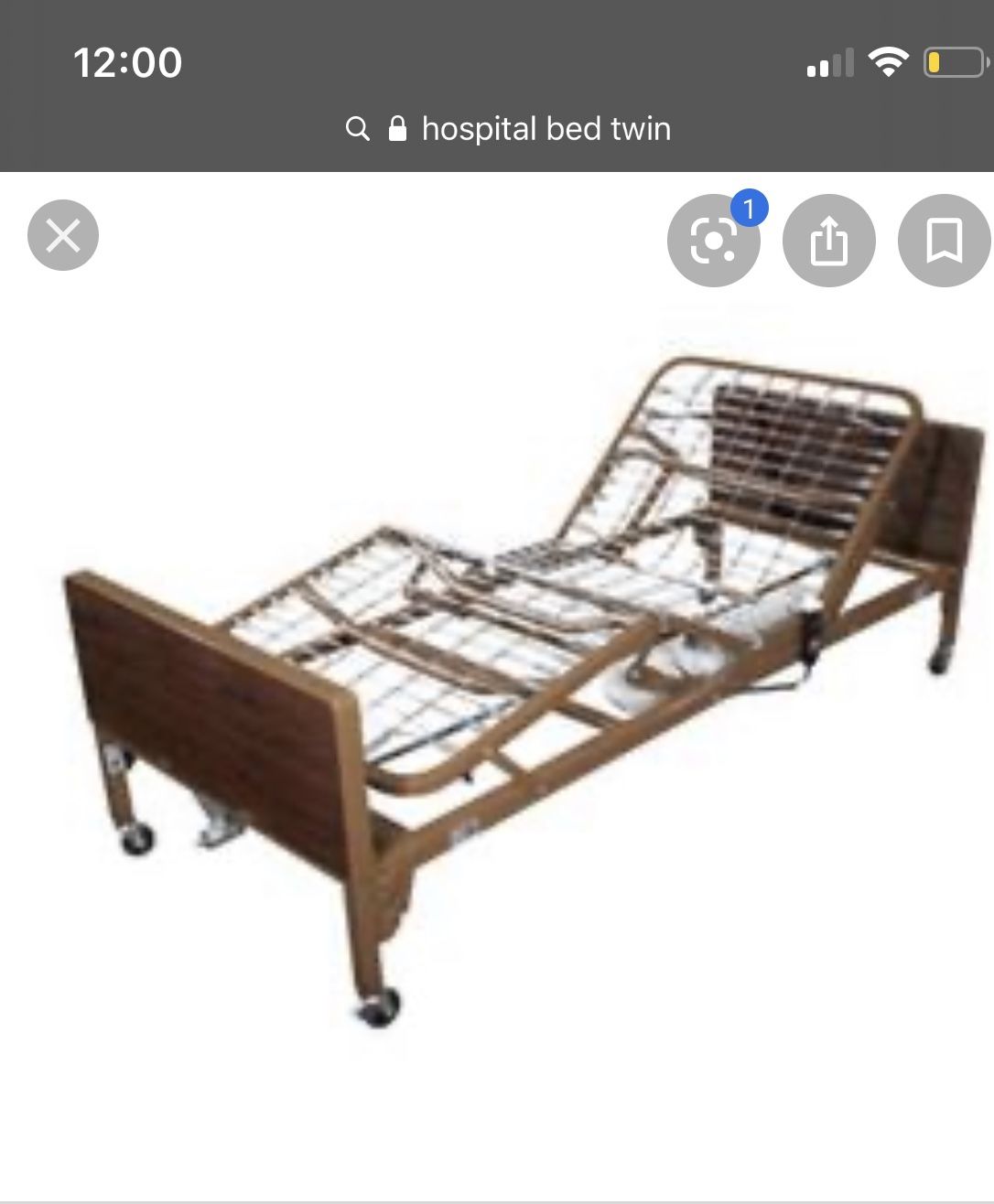 Hospital Bed Twin