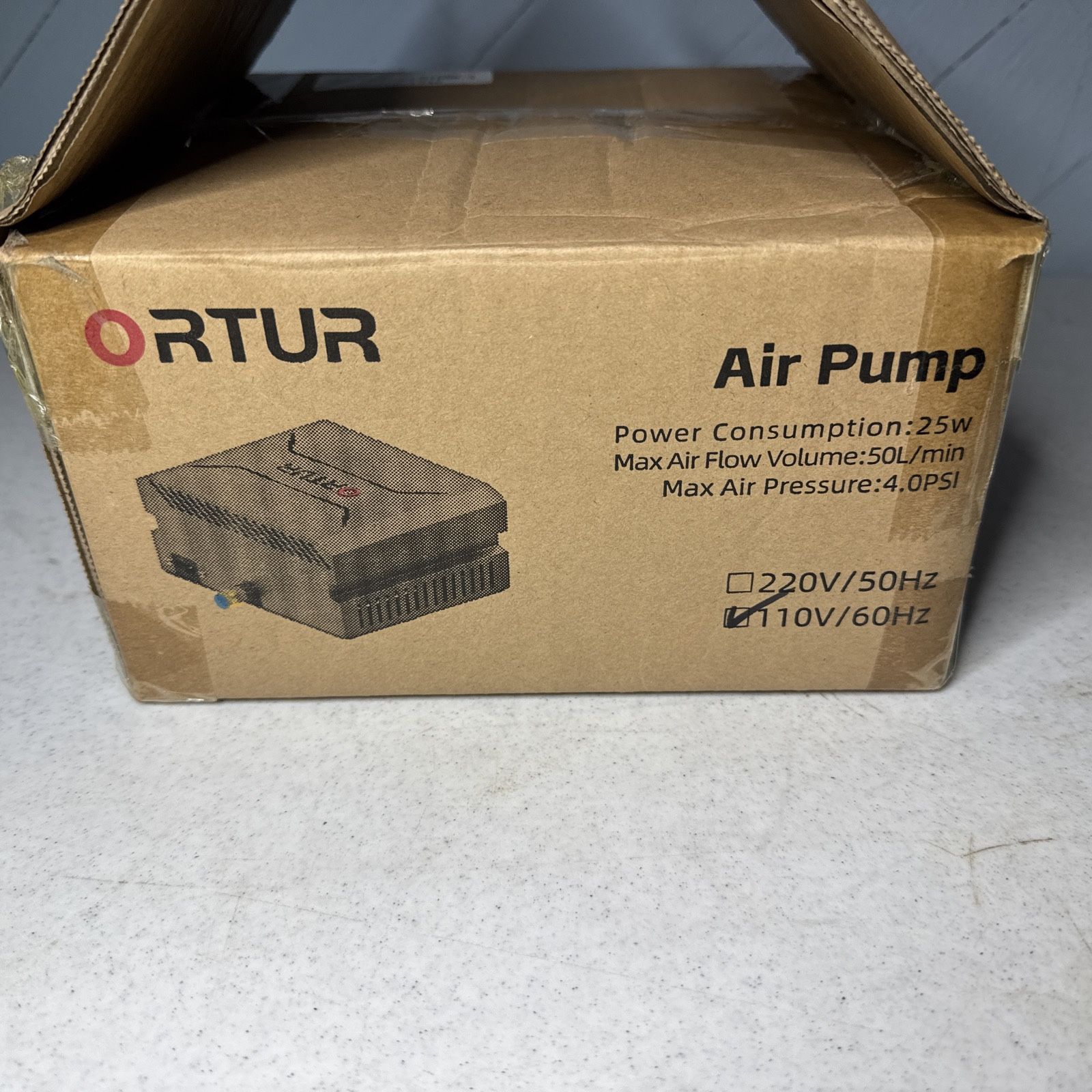 ORTUR Air Assist for Laser Cutter Master 3 And Laser Máster 2 Pro LF ( Pump Only)