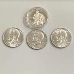 4 Silver Coins 