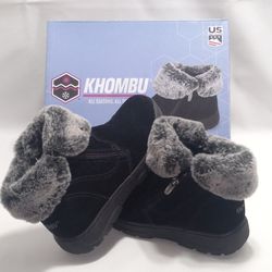 KHOMBU Ladies All-Weather Suede Ankle Boot Available in Size 7
