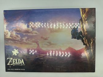 Sealed The Legend of Zelda: Breath of the Wild 1000- Piece Puzzle Scaling Hyrule