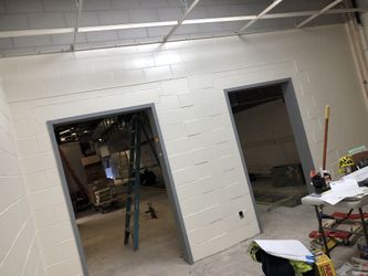 Carpet drywall paint demo ceramic