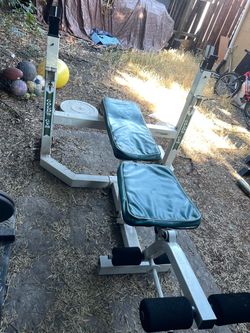 Golds gym olympic weight bench