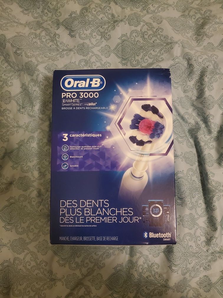 Oral B pro 3000 electric toothbrush (Negotiable))