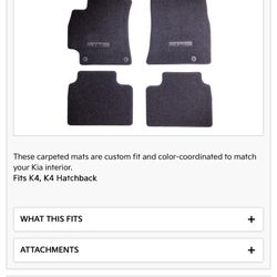 Kia K4 Floor Mats 