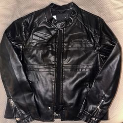 Moto leather jacket