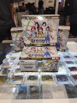 Digimon TCG Cyber Eden English Bandai Booster Box Display