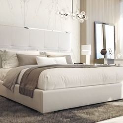 King Size - Giorgio Bed AND Polizi Bench as a GIFT (Mattress is also INCLUDED)
