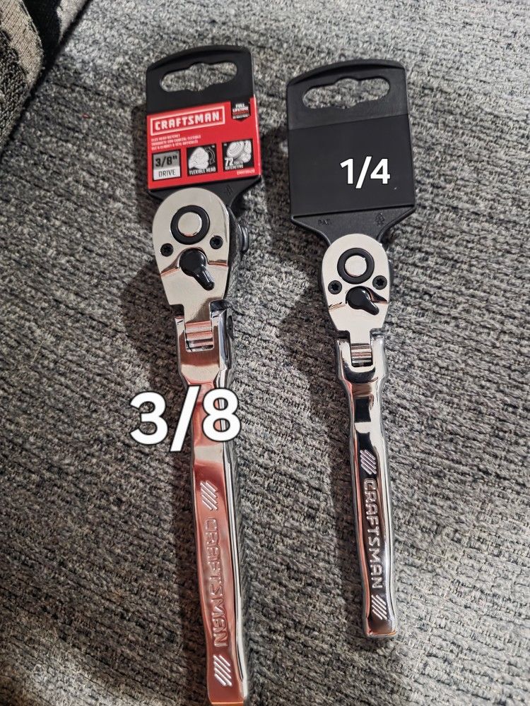 3/8 --1/4 --Handle Flexible Head Ratchet