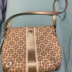 Coach Heritage Stripe Chelsea Hobo Shoulder Bag