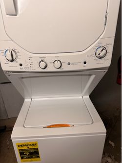 Electric Stacked Washer/Dryer GE