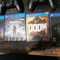 PS4 Games And Controller 