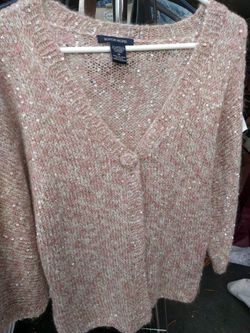 Sparkle mohair wool cardigan