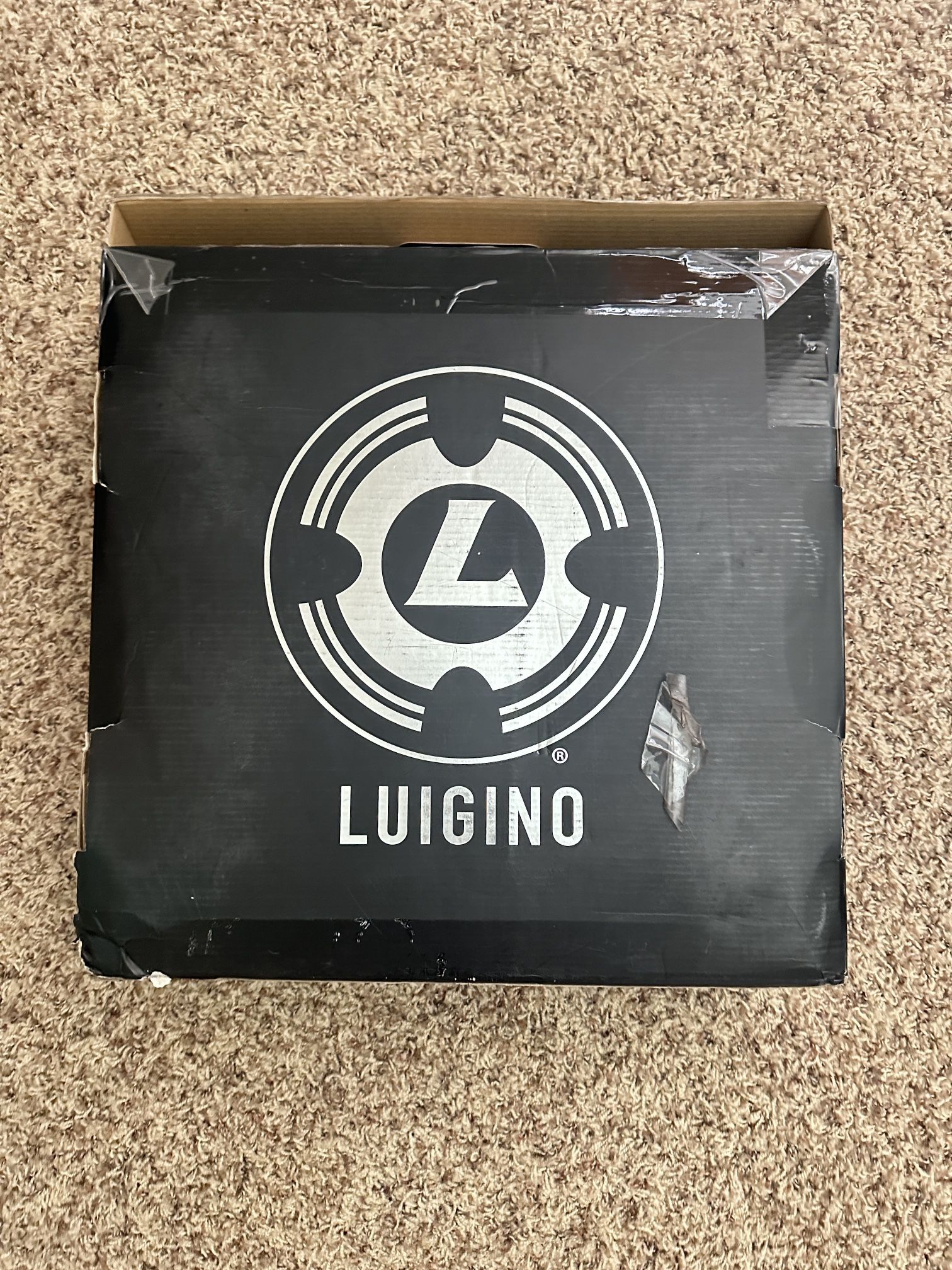 Luigino Skates Black Leather With Straps