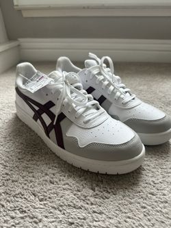 Brand NEW with tags men’s size 13 asics japan s white reddish brown (msrp $100)
