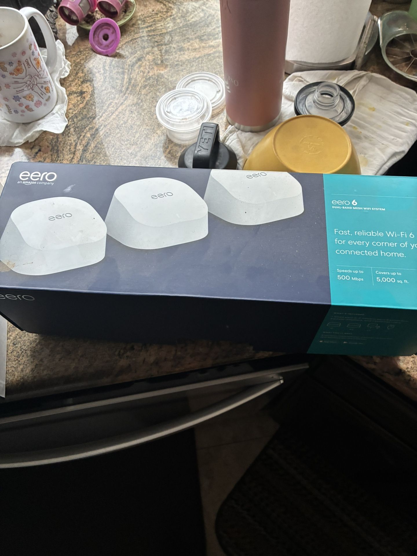 eero 6 Dual Mesh WiFi System; ASUS Router And Surfboard