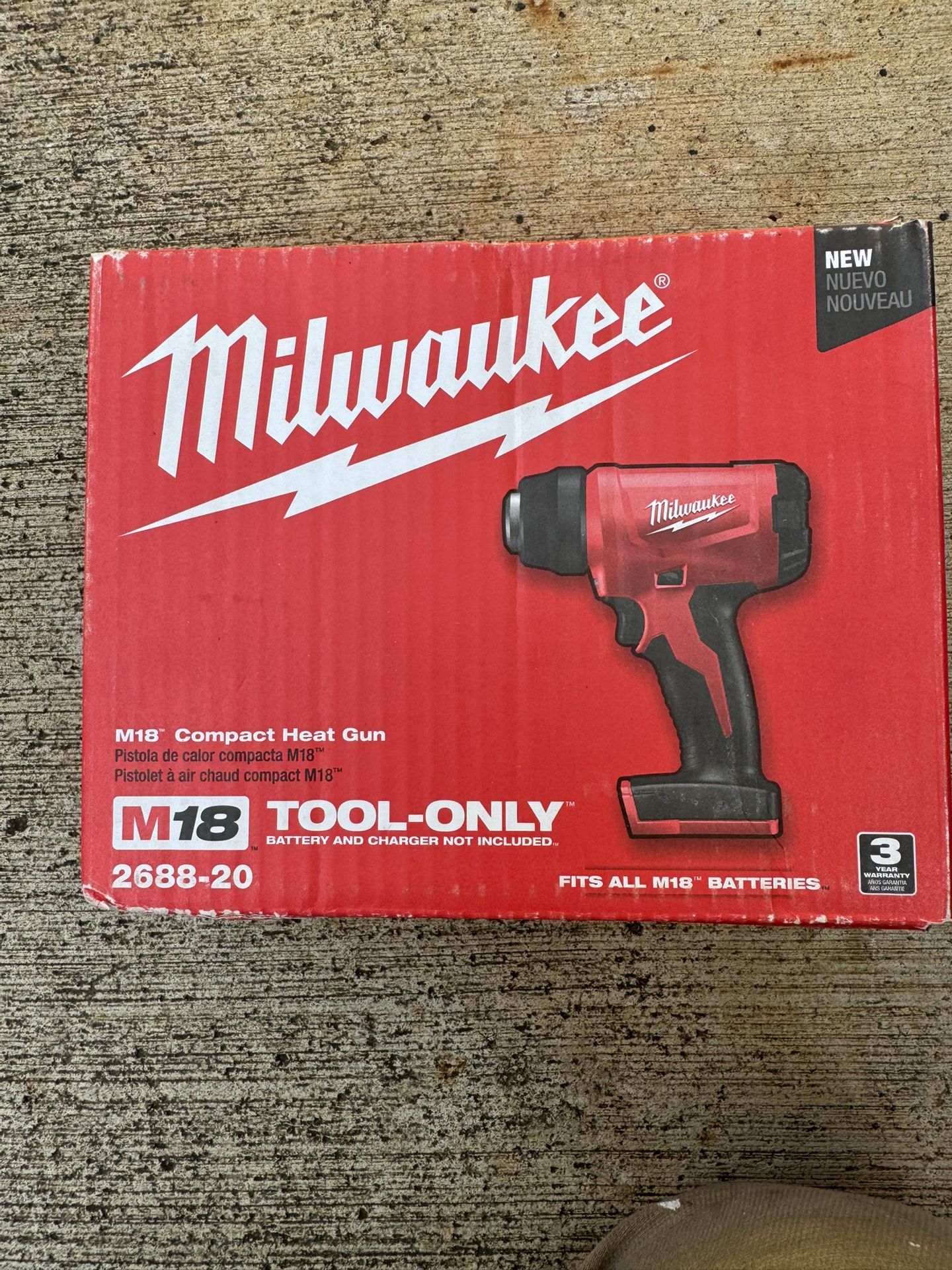 Milwaukee M18 Heat Gun