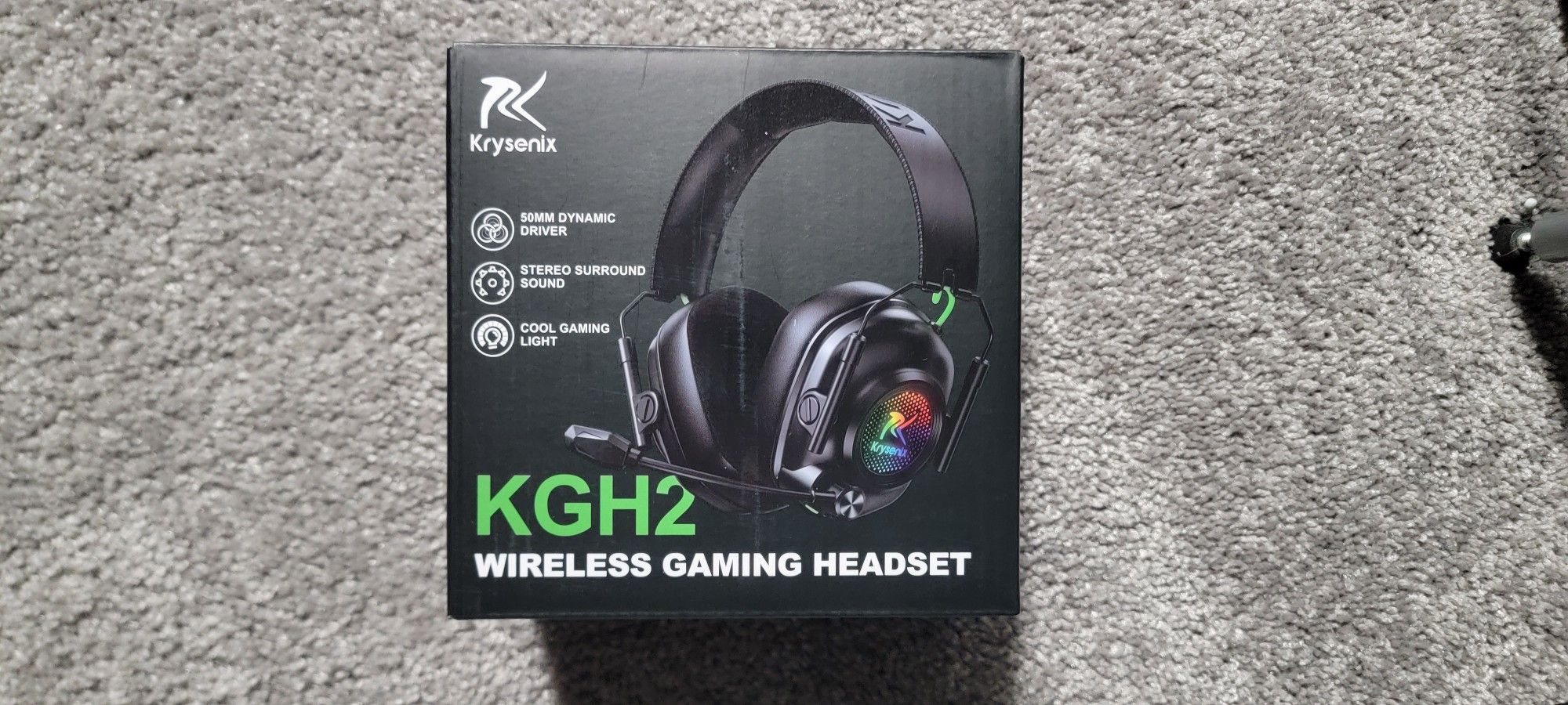 Krysenix KGH2 Wireless Gaming Headset – New