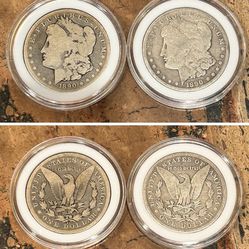 Rare 1890-CC Morgan Silver Dollars! 