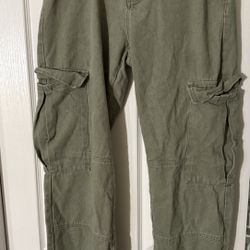 Light Green Cargo Jeans/Pants