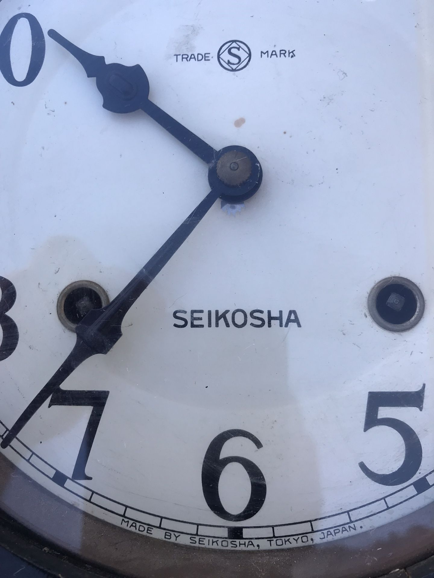 Antique Seikosha Wall Clock Tokyo Japan for Sale in Imperial Beach