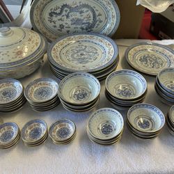 Blue And White Dragon China