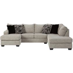 MEGGINSON 2-PIECE SECTIONAL WITH CHAISE