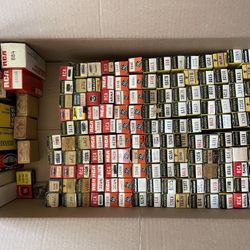 LOT OF 164  Vintage Electronic Vacuum Tube Amplifier Radio GE RCA Sylvania