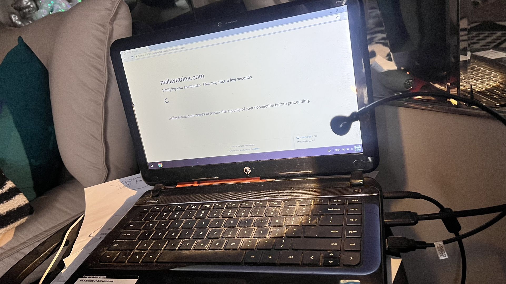 14 Inch HP Chromebook 