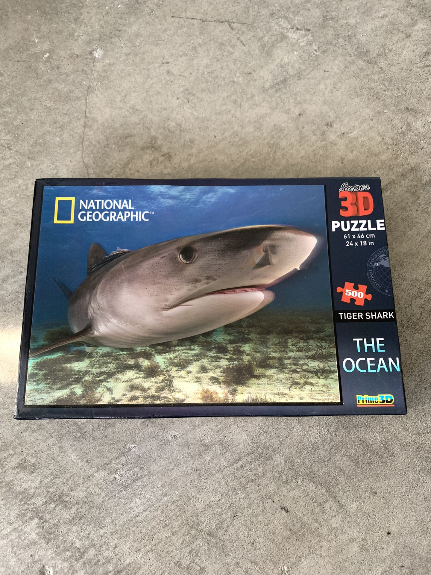 National Geographic animal shark puzzle kids young adults children ocean water family board games educational parents 3D game puzzles teen