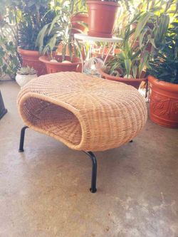 Ikea Rattan Side Table