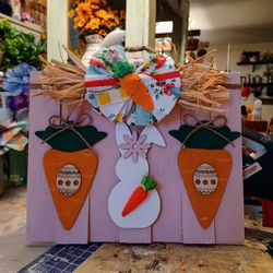 Cute Easter Sign,  9"1/2 X 8"