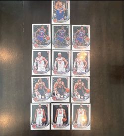 Topps 2024-25 Bowman Chrome New York Knicks 13 Card Lot Brunson Anunoby Bridges