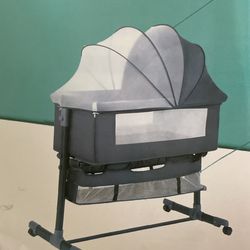 Pink Bedside Crib