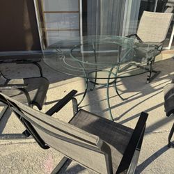 Glass Table With Chairs