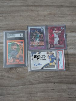 Panini/Topps/Bowman Graded Raw NFL NBA MLB Singles