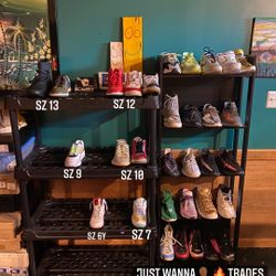 Sz 6Y-13 Yeezys, Fear Of God, Bape, Supreme, Jordan, Nike, Adidas, Dunks, Air Max, Heat Kicks, Human Race, Off White, Vlone, Foams,