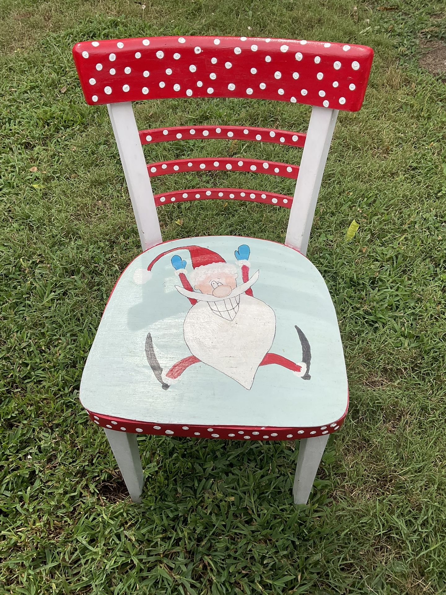 Vtg. Had painted Children Chair