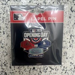 Dodger opening day pin 2026