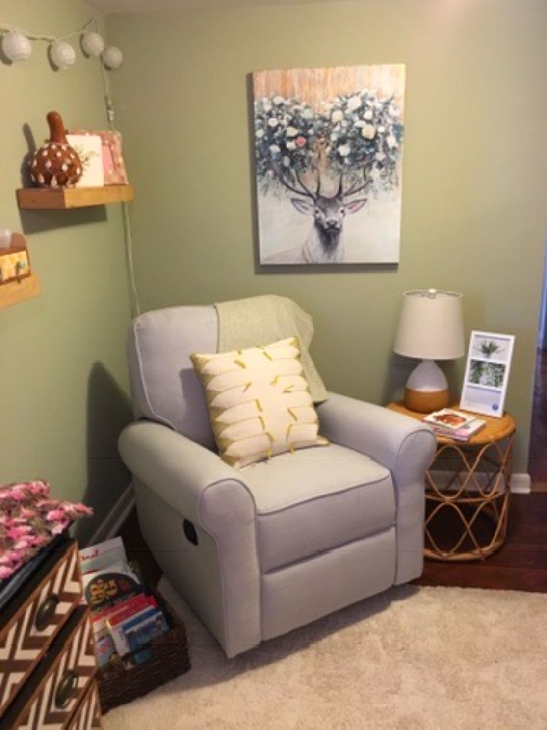 Crate & Barrel Swivel Rocker / Recliner